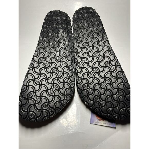 VINTAGE ORIGINAL FOOTBED Birkenstock Milano BLACK OILED LEATHER Sandals SZ 42 - Picture 15 of 16